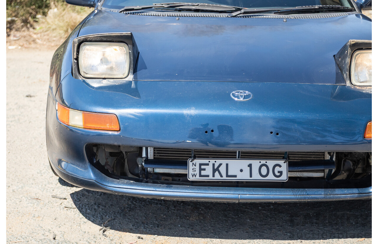8/1990 Toyota MR2 RWD 2D Targa Coupe Blue 2.0L