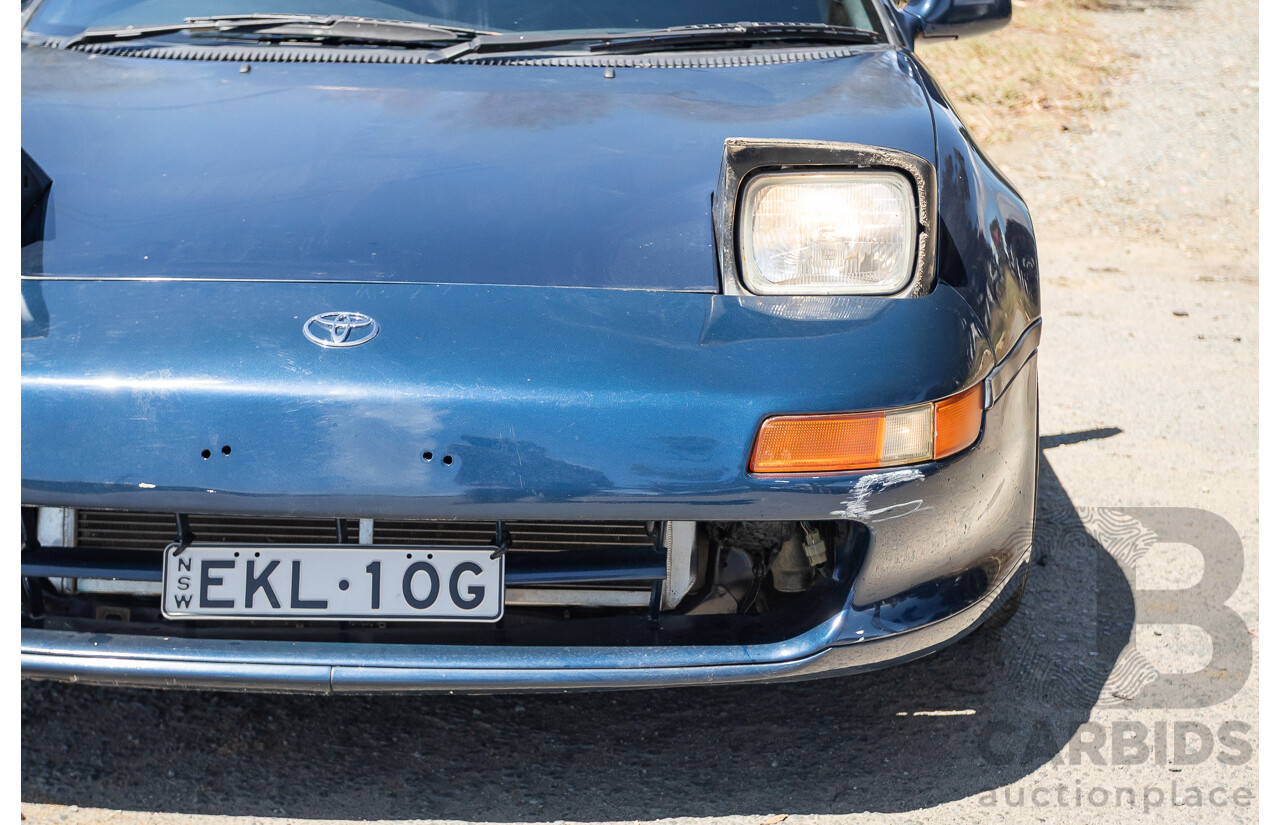 8/1990 Toyota MR2 RWD 2D Targa Coupe Blue 2.0L