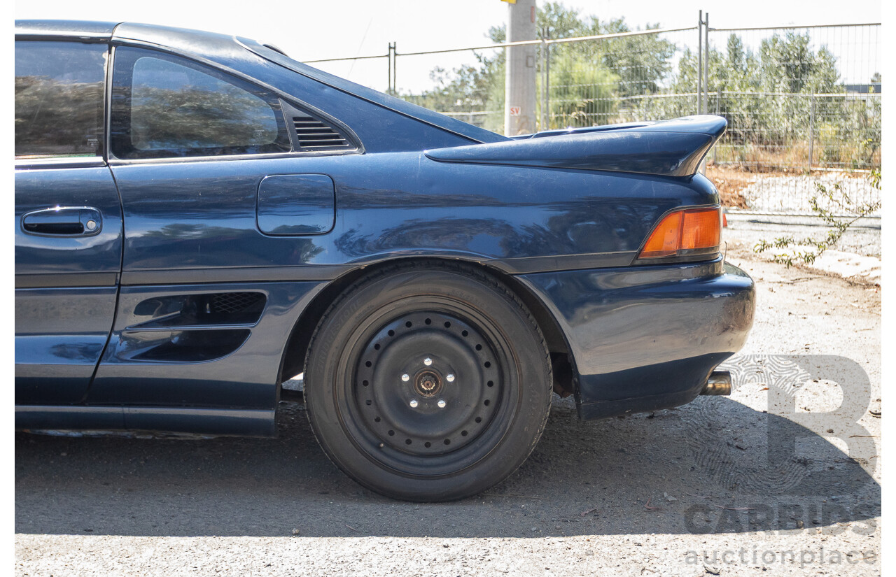 8/1990 Toyota MR2 RWD 2D Targa Coupe Blue 2.0L