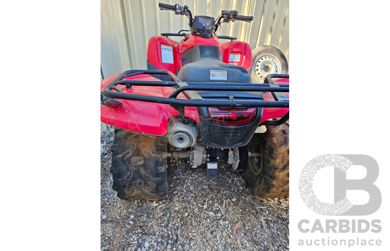 2012 Honda Four Trax Quad Bike