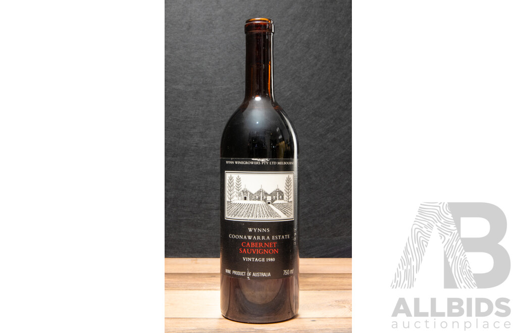 Wynns Coonawarra Estate Cabernet Sauvignon Vintage 1980