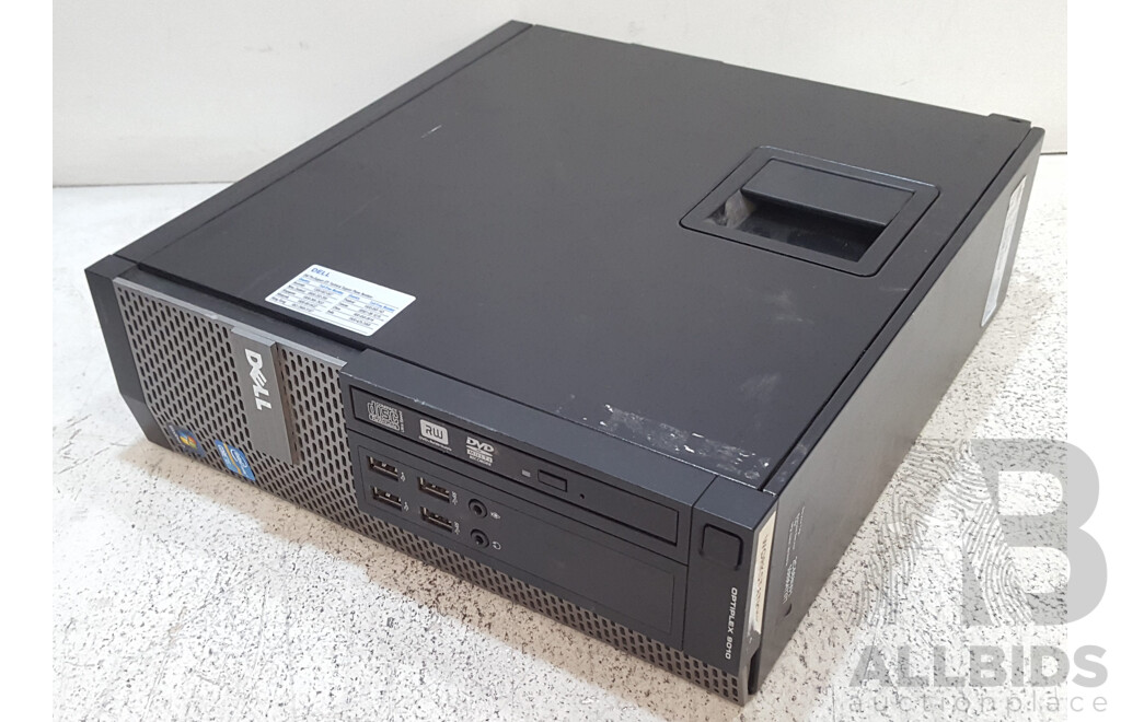 Dell OptiPlex 9010 Intel Core i5 (3570) 3.40GHz-3.80GHz 4-Core CPU Desktop Computer