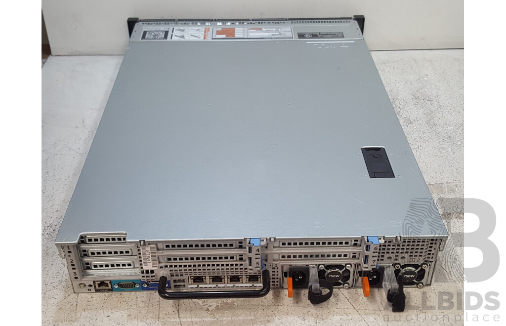 Dell PowerEdge R720 Dual Intel Xeon (E5-2630 0) 2.30GHz-2.80GHz 6-Core CPU 2RU Server w/ 64GB DDR3