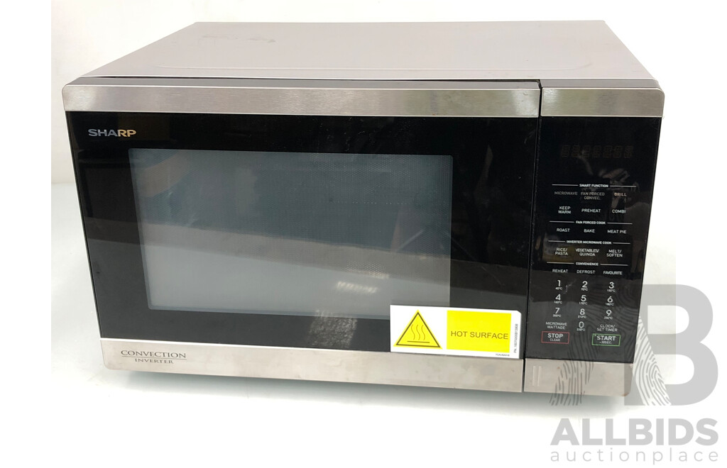 Sharp Convection Inverter 1100 Watt Microwave Oven