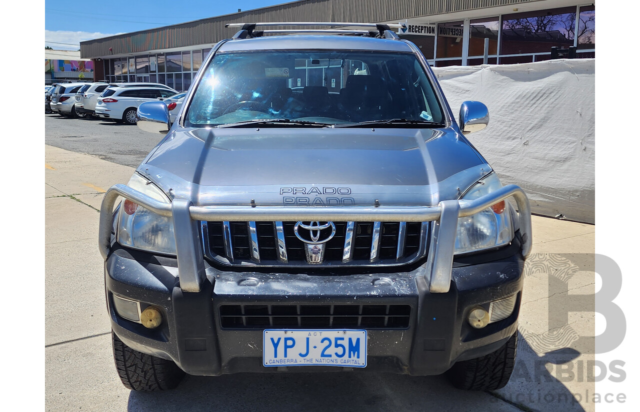 4/2007 Toyota Landcruiser Prado GXL (4x4) GRJ120R MY07 4d Wagon Grey 4.0L