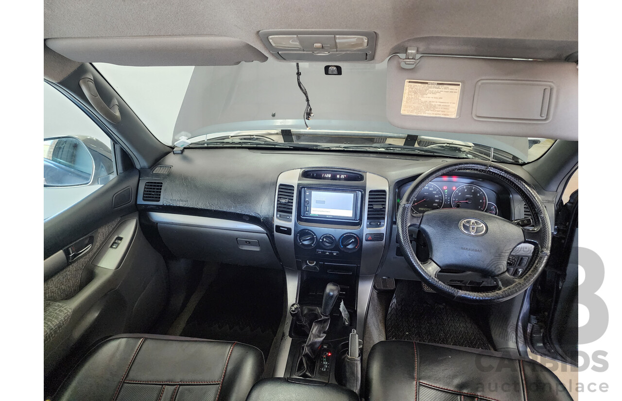 4/2007 Toyota Landcruiser Prado GXL (4x4) GRJ120R MY07 4d Wagon Grey 4.0L