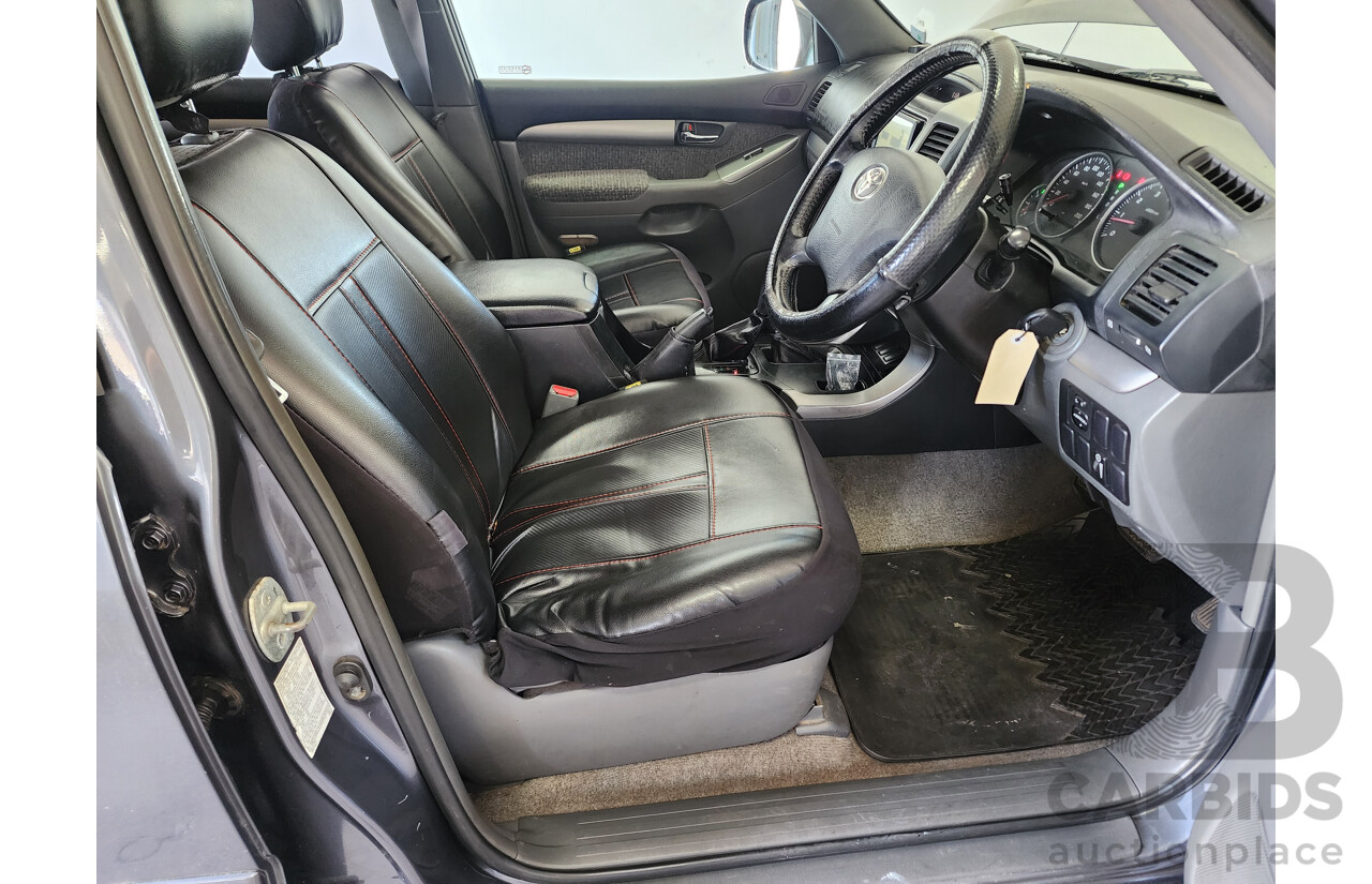 4/2007 Toyota Landcruiser Prado GXL (4x4) GRJ120R MY07 4d Wagon Grey 4.0L