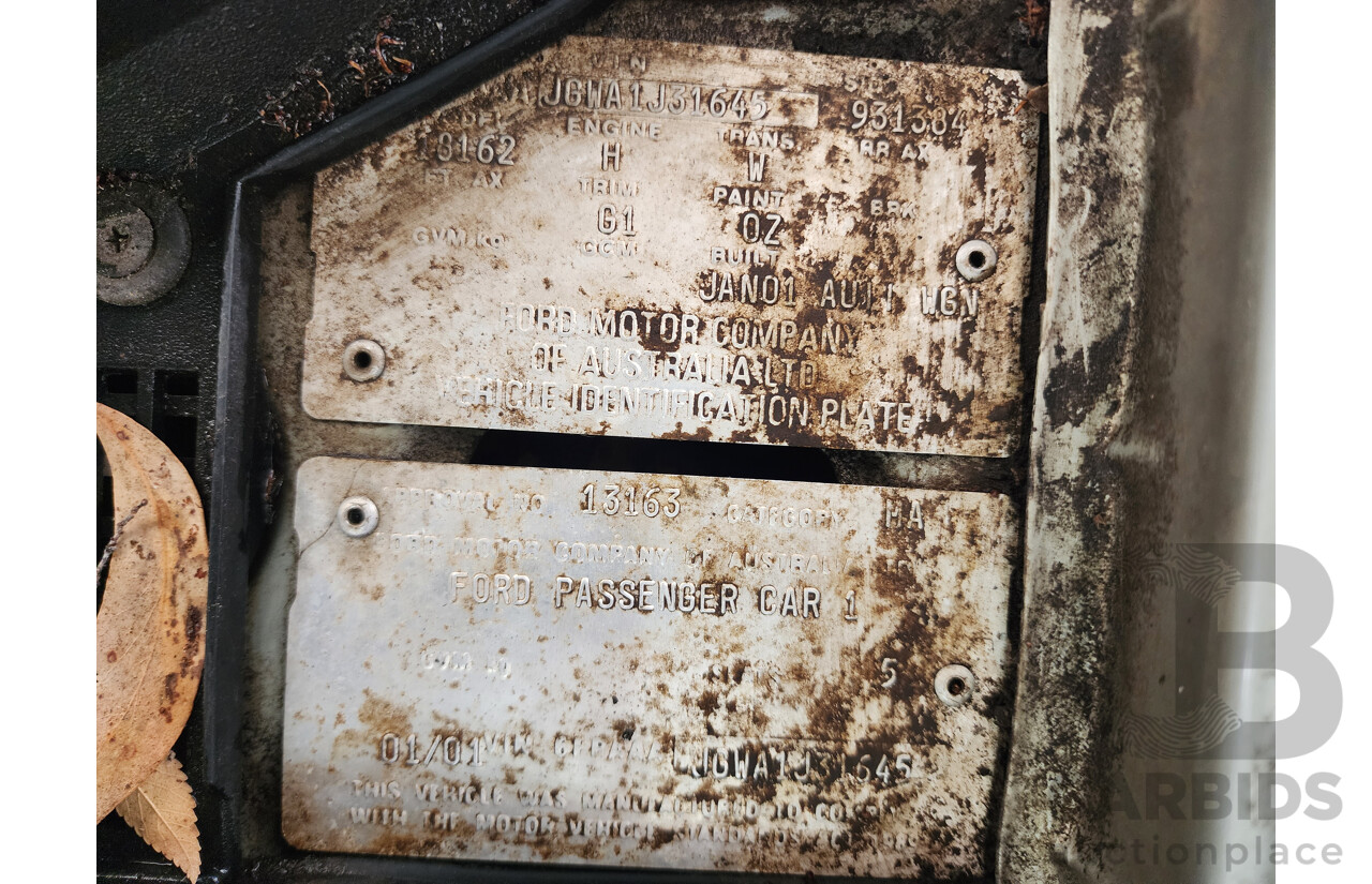 1/2001 Ford Fairmont  AUII 4d Wagon Gold 4.0L