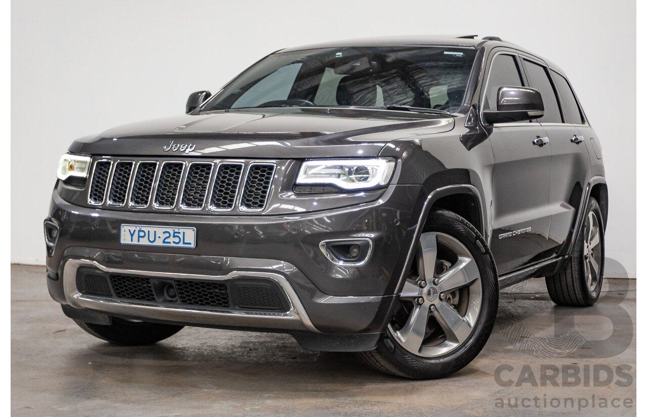 11/2016 Jeep Grand Cherokee Overland (4x4) WK MY15 4D Wagon Granite Crystal Metallic 3.6L V6