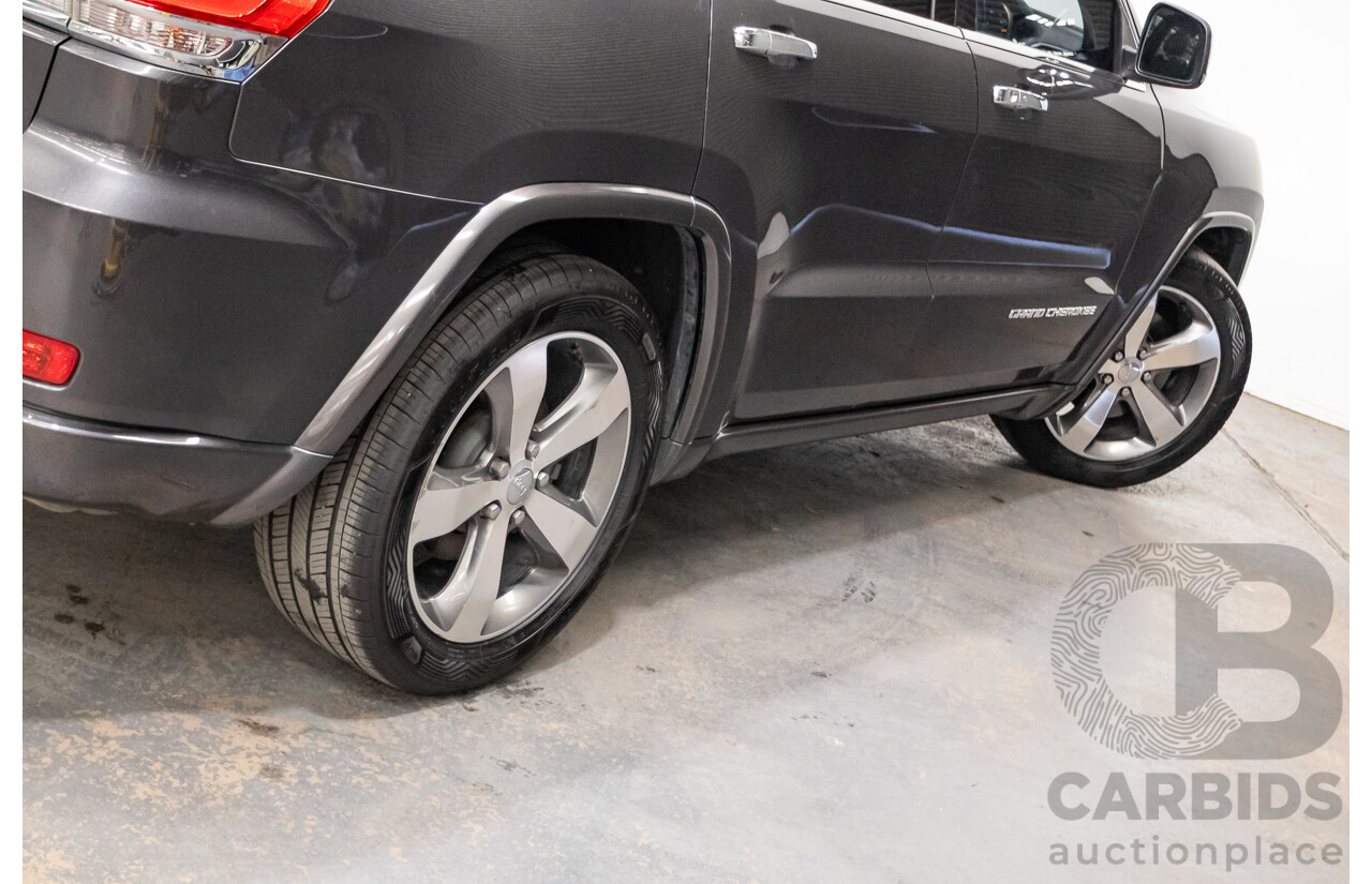 11/2016 Jeep Grand Cherokee Overland (4x4) WK MY15 4D Wagon Granite Crystal Metallic 3.6L V6