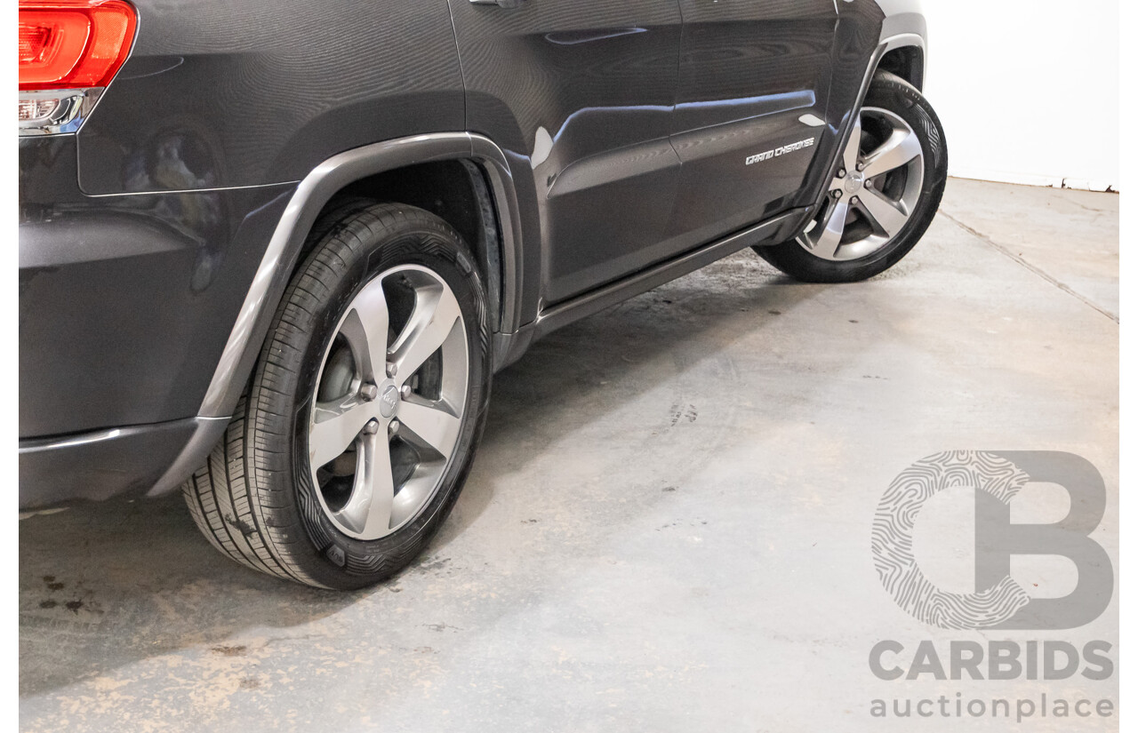 11/2016 Jeep Grand Cherokee Overland (4x4) WK MY15 4D Wagon Granite Crystal Metallic 3.6L V6