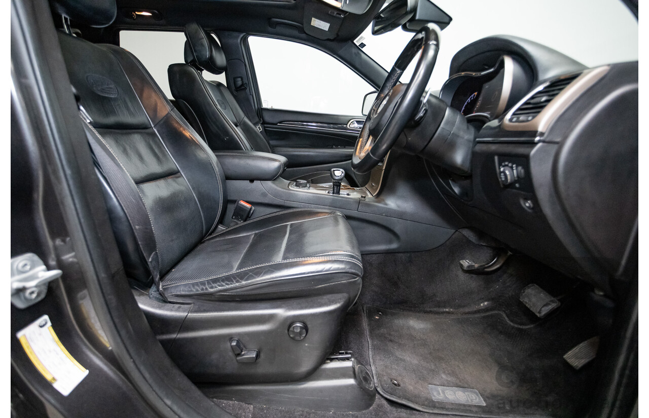 11/2016 Jeep Grand Cherokee Overland (4x4) WK MY15 4D Wagon Granite Crystal Metallic 3.6L V6