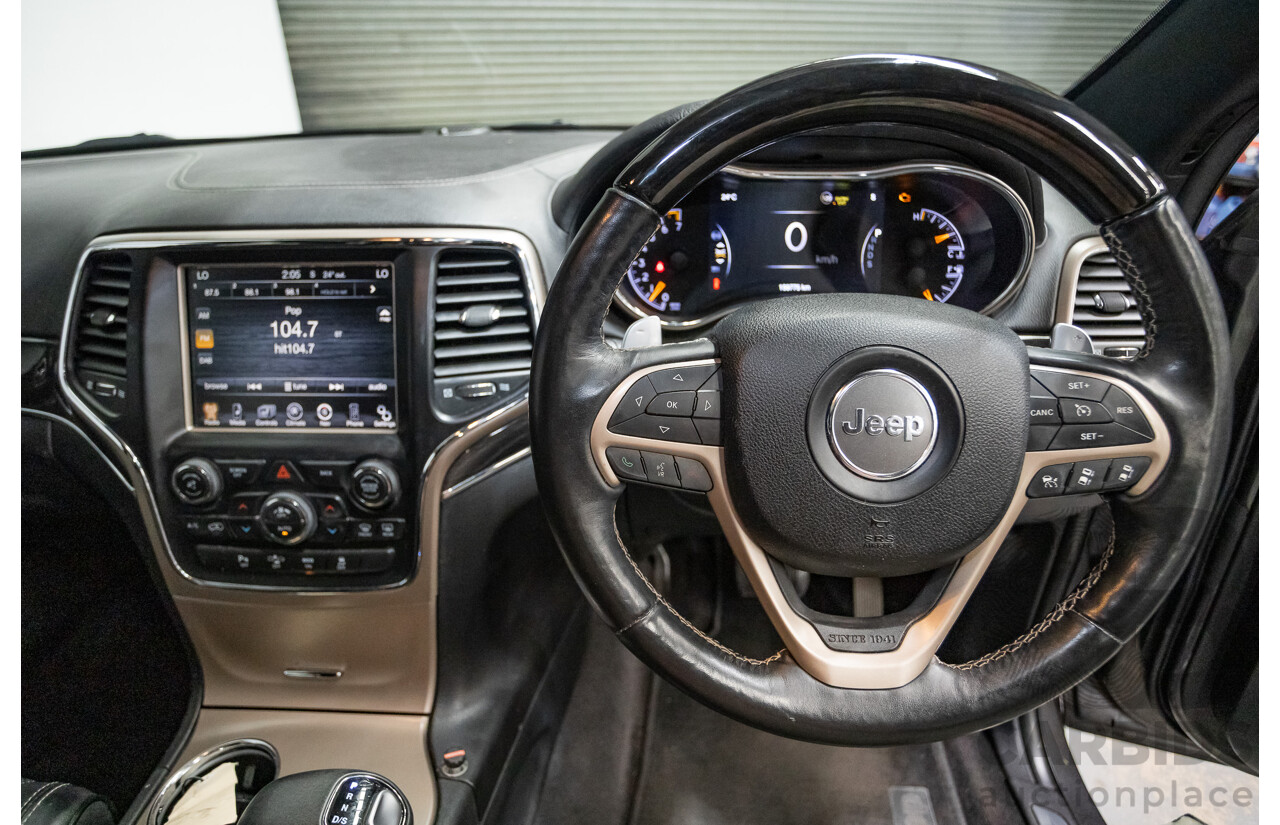 11/2016 Jeep Grand Cherokee Overland (4x4) WK MY15 4D Wagon Granite Crystal Metallic 3.6L V6