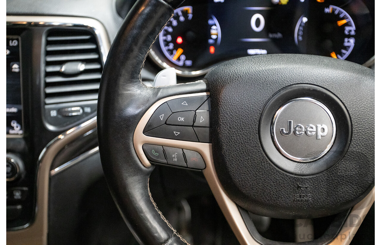 11/2016 Jeep Grand Cherokee Overland (4x4) WK MY15 4D Wagon Granite Crystal Metallic 3.6L V6