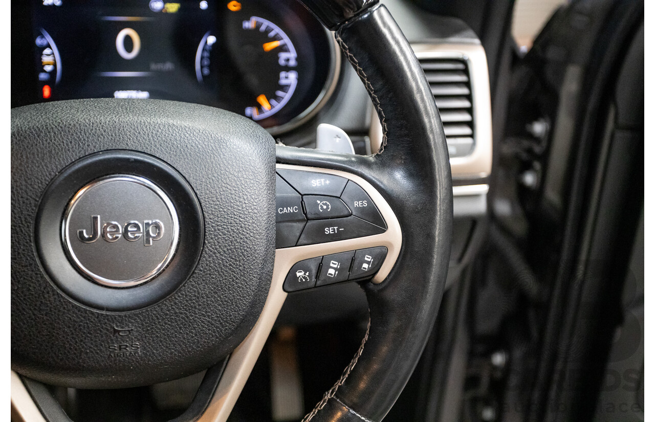 11/2016 Jeep Grand Cherokee Overland (4x4) WK MY15 4D Wagon Granite Crystal Metallic 3.6L V6