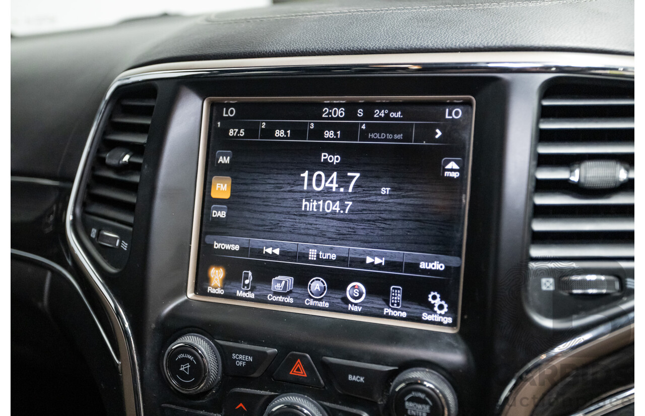 11/2016 Jeep Grand Cherokee Overland (4x4) WK MY15 4D Wagon Granite Crystal Metallic 3.6L V6