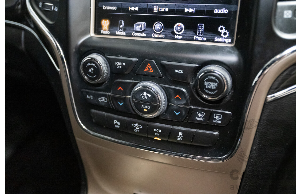 11/2016 Jeep Grand Cherokee Overland (4x4) WK MY15 4D Wagon Granite Crystal Metallic 3.6L V6