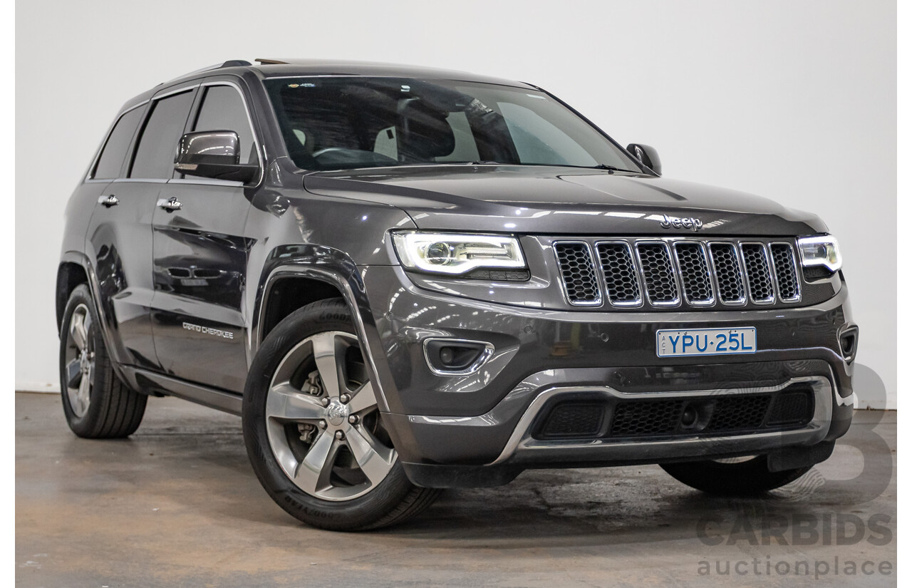 11/2016 Jeep Grand Cherokee Overland (4x4) WK MY15 4D Wagon Granite Crystal Metallic 3.6L V6