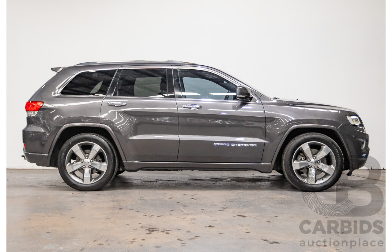 11/2016 Jeep Grand Cherokee Overland (4x4) WK MY15 4D Wagon Granite Crystal Metallic 3.6L V6