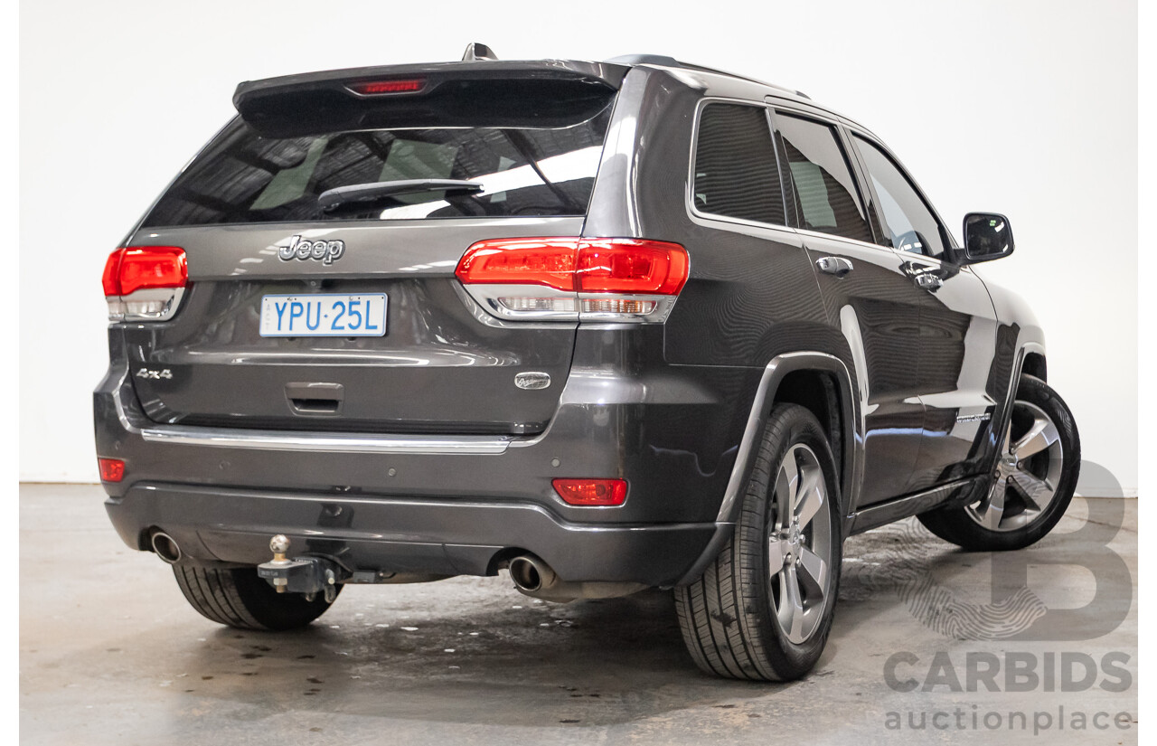 11/2016 Jeep Grand Cherokee Overland (4x4) WK MY15 4D Wagon Granite Crystal Metallic 3.6L V6