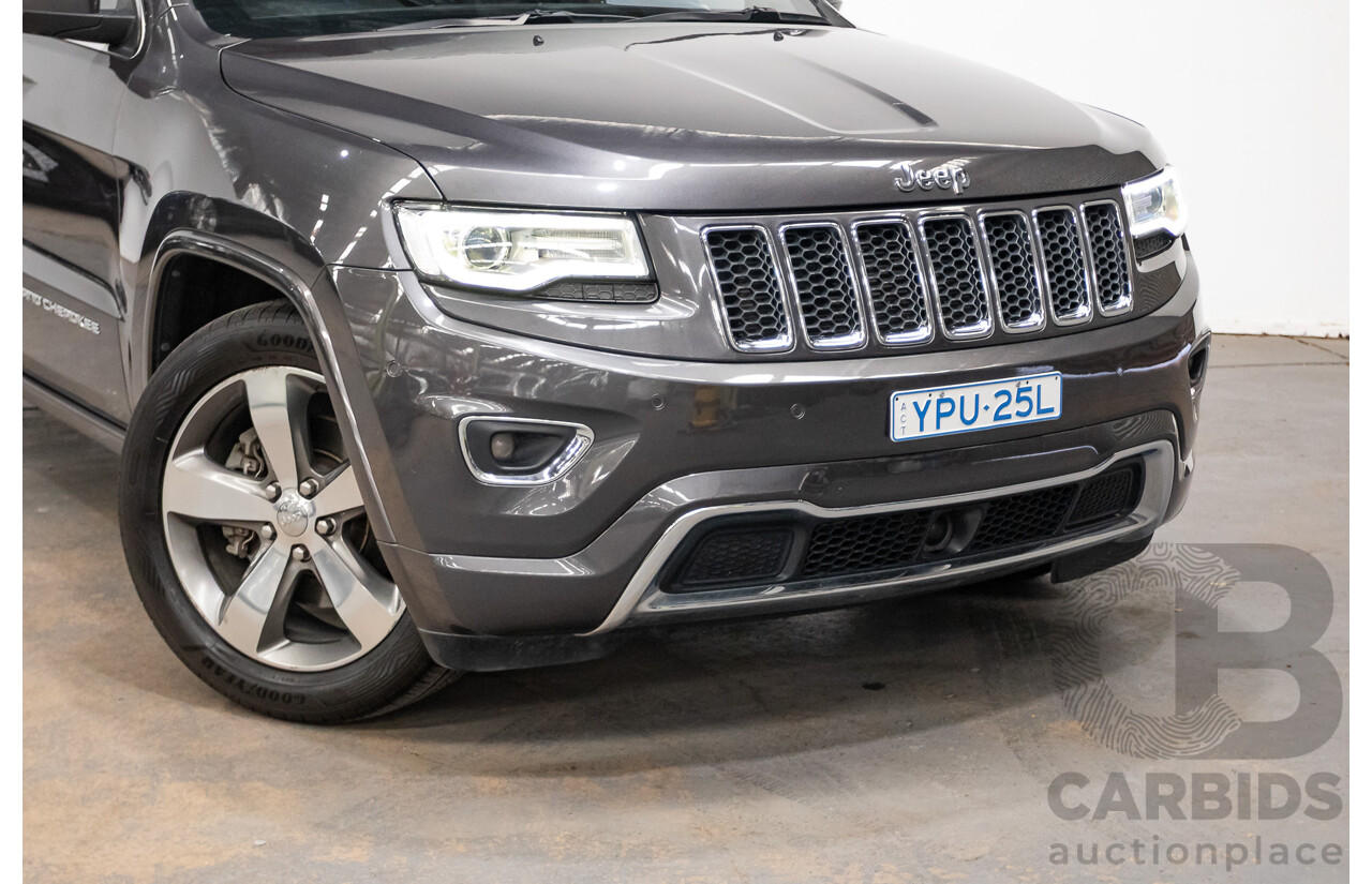 11/2016 Jeep Grand Cherokee Overland (4x4) WK MY15 4D Wagon Granite Crystal Metallic 3.6L V6