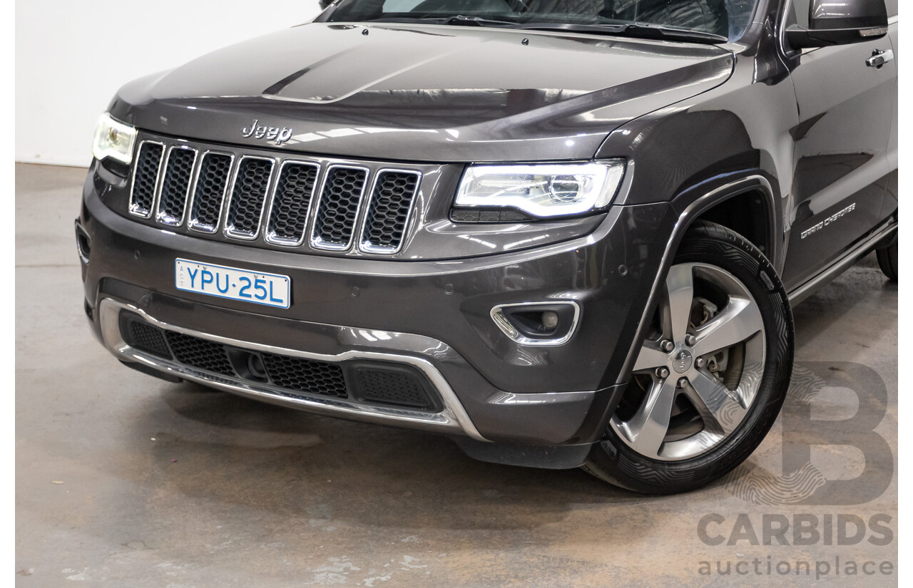 11/2016 Jeep Grand Cherokee Overland (4x4) WK MY15 4D Wagon Granite Crystal Metallic 3.6L V6