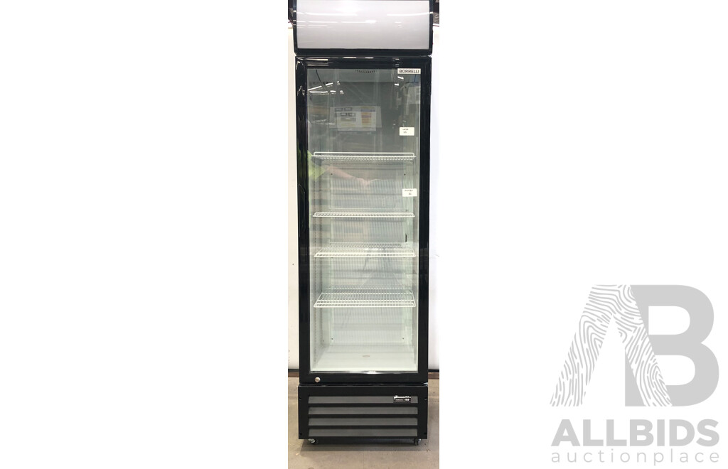 Borelli 360 Litre Upright Display Fridge