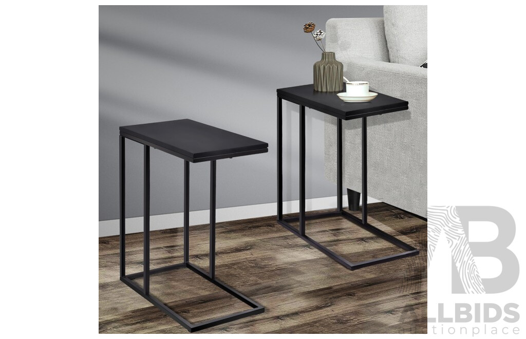 Giantex L-Shaped Side Table - Lot of Two - Brand New