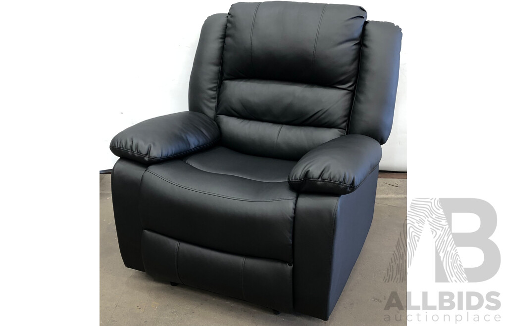 Fortia Faux Leather Luxury Zero Gravity Recliner Armchair
