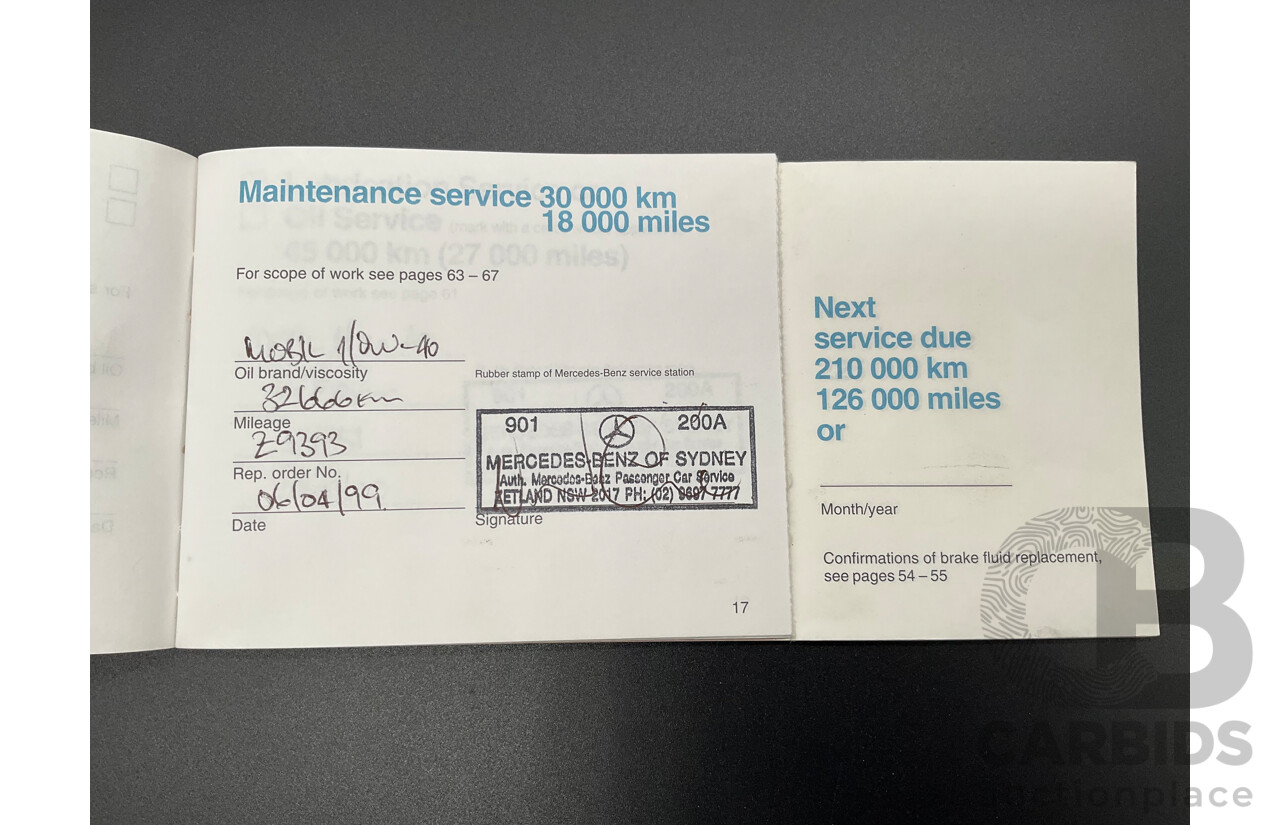 3/1996 Mercedes-Benz C36 AMG 4d Sedan Brilliant Silver Metallic 3.6L