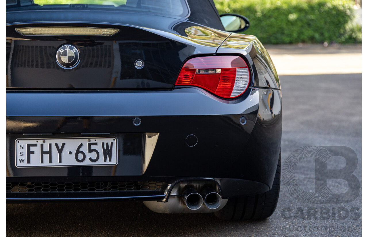 3/2006 BMW Z4 M E85 MY06 2d Roadster Sapphire Black Metallic 3.2L