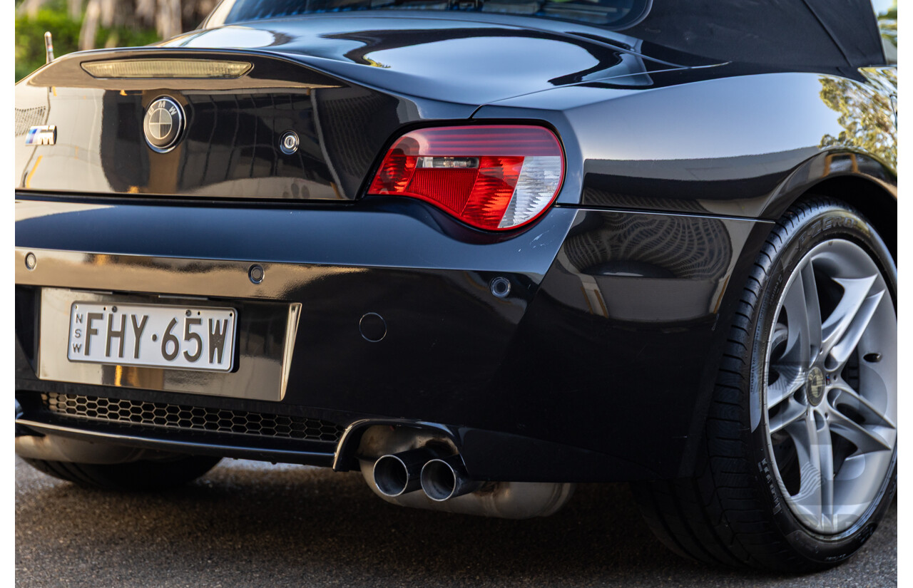 3/2006 BMW Z4 M E85 MY06 2d Roadster Sapphire Black Metallic 3.2L