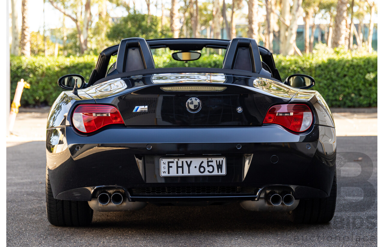 3/2006 BMW Z4 M E85 MY06 2d Roadster Sapphire Black Metallic 3.2L