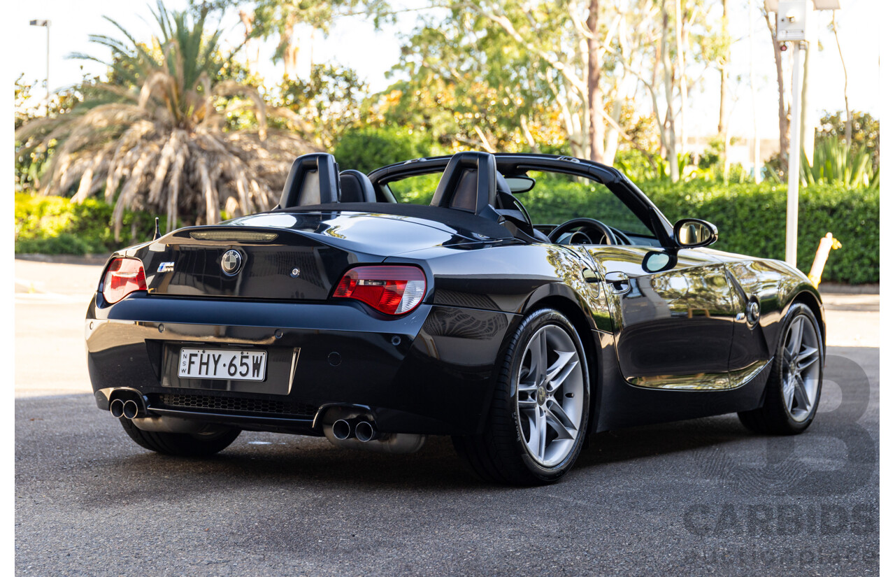3/2006 BMW Z4 M E85 MY06 2d Roadster Sapphire Black Metallic 3.2L