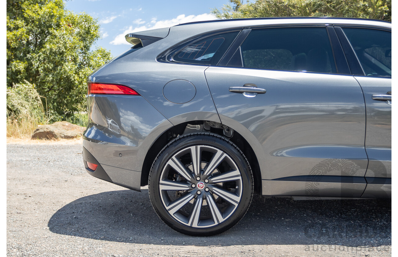 7/2016 Jaguar F-Pace 35t R-Sport (AWD) 4D Wagon Ammonite Grey Metallic Supercharged V6 3.0L