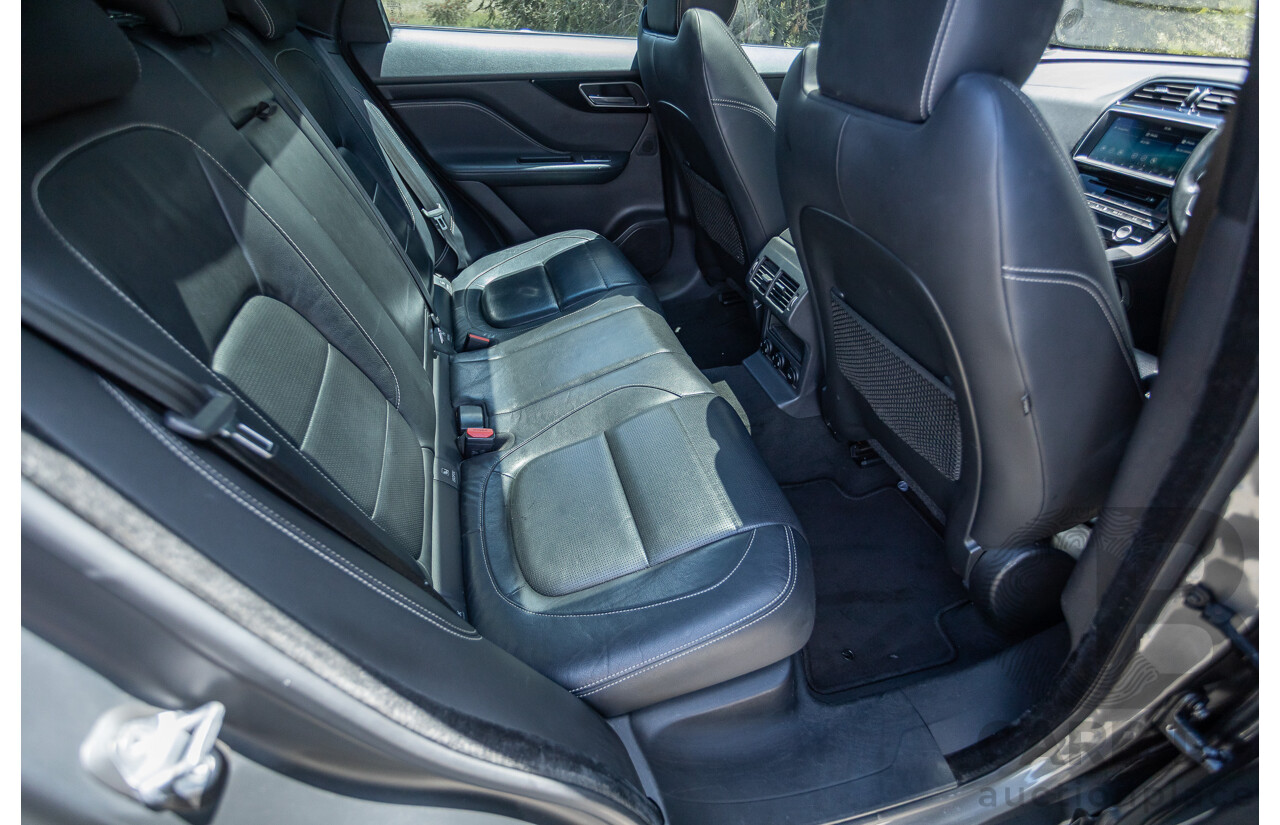 7/2016 Jaguar F-Pace 35t R-Sport (AWD) 4D Wagon Ammonite Grey Metallic Supercharged V6 3.0L