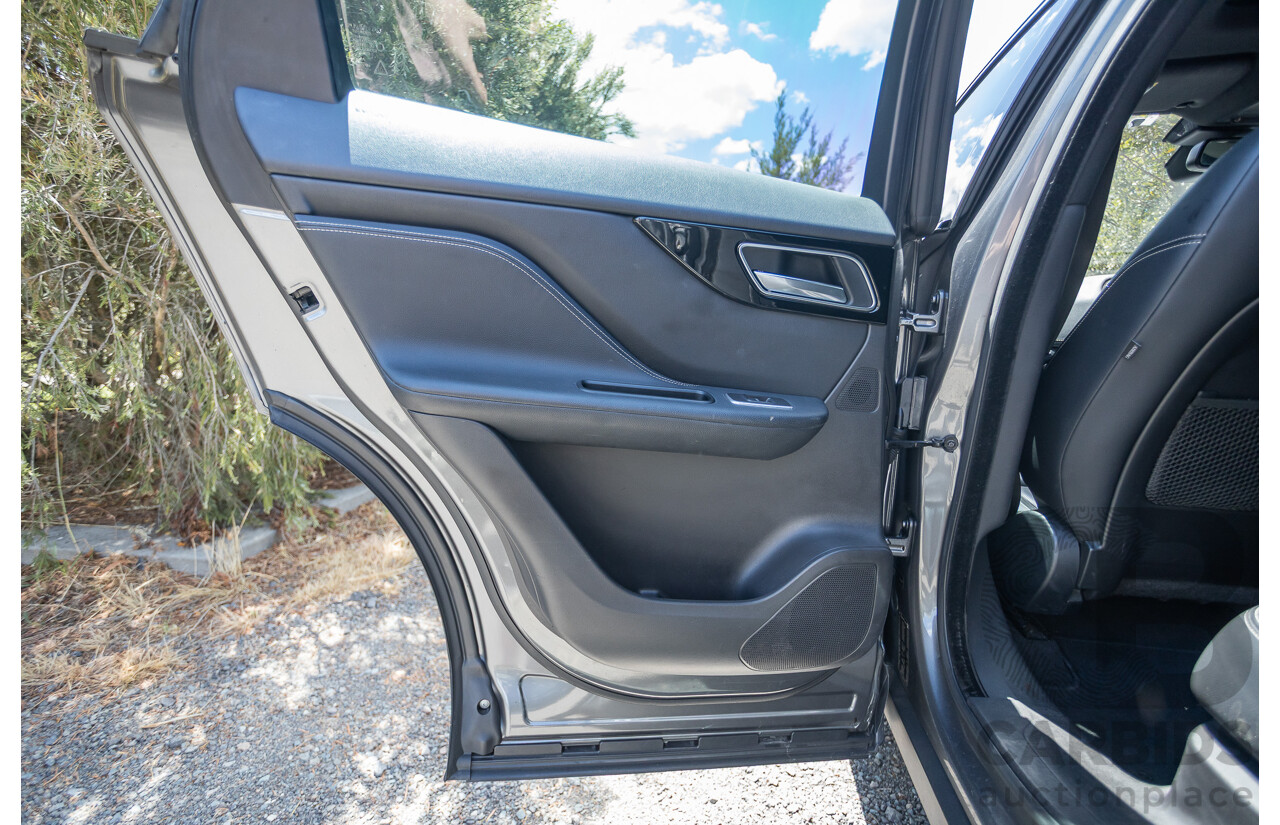 7/2016 Jaguar F-Pace 35t R-Sport (AWD) 4D Wagon Ammonite Grey Metallic Supercharged V6 3.0L