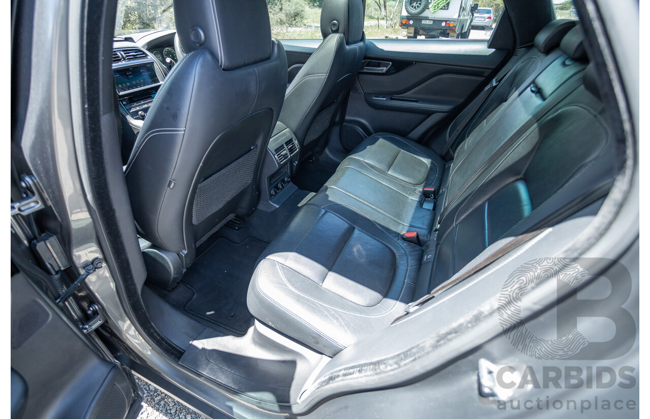 7/2016 Jaguar F-Pace 35t R-Sport (AWD) 4D Wagon Ammonite Grey Metallic Supercharged V6 3.0L