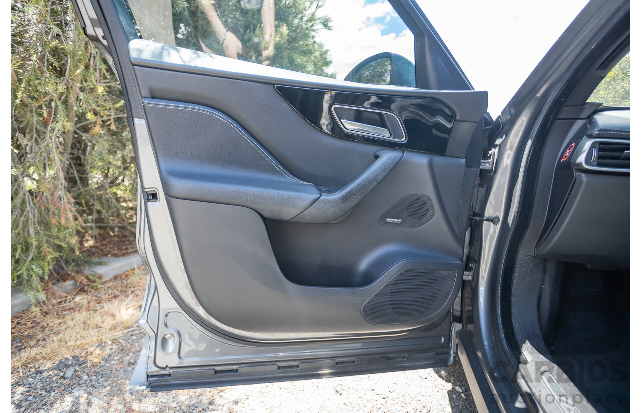 7/2016 Jaguar F-Pace 35t R-Sport (AWD) 4D Wagon Ammonite Grey Metallic Supercharged V6 3.0L