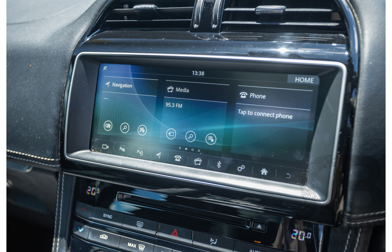 7/2016 Jaguar F-Pace 35t R-Sport (AWD) 4D Wagon Ammonite Grey Metallic Supercharged V6 3.0L