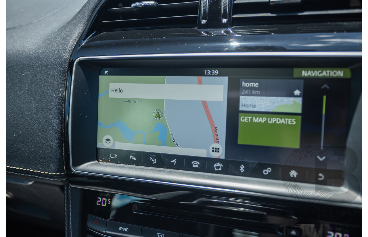 7/2016 Jaguar F-Pace 35t R-Sport (AWD) 4D Wagon Ammonite Grey Metallic Supercharged V6 3.0L