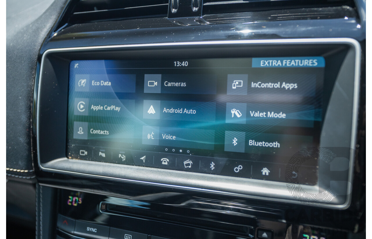 7/2016 Jaguar F-Pace 35t R-Sport (AWD) 4D Wagon Ammonite Grey Metallic Supercharged V6 3.0L