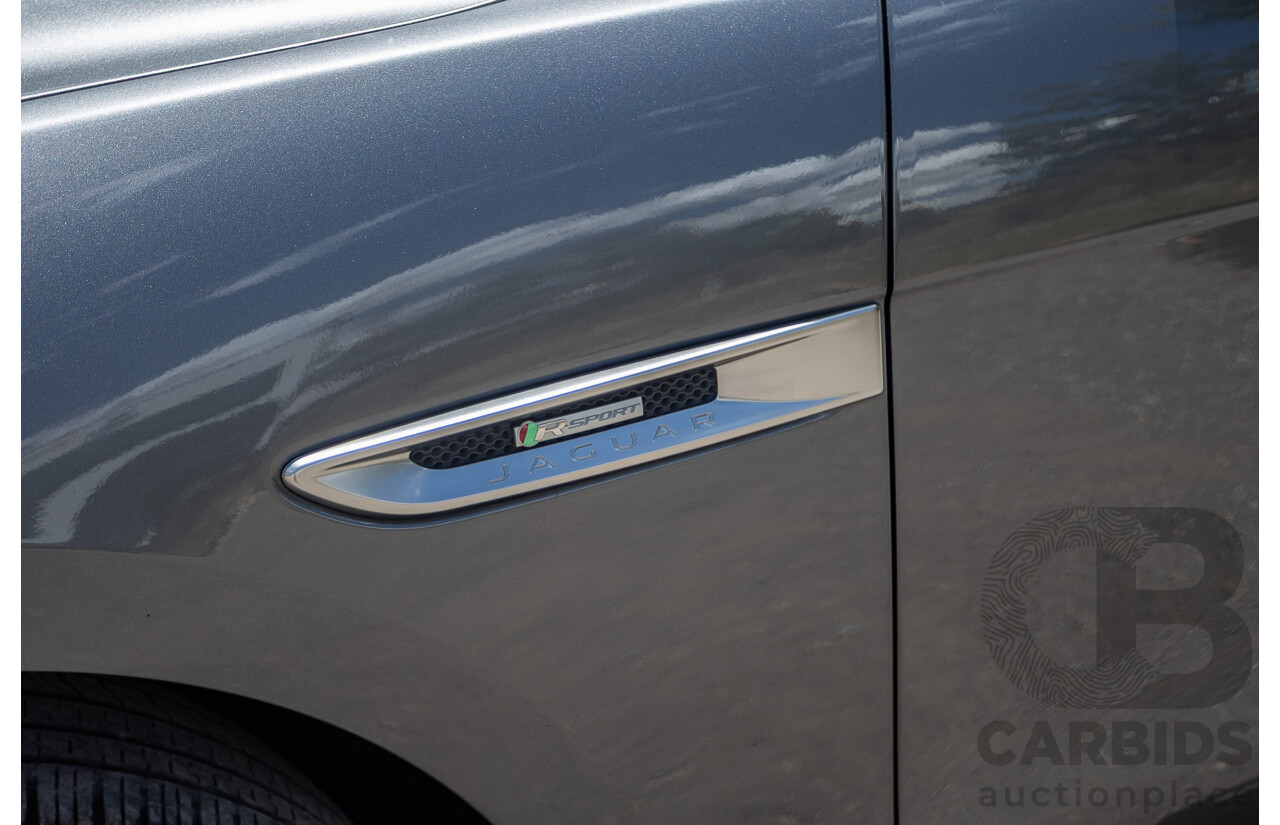 7/2016 Jaguar F-Pace 35t R-Sport (AWD) 4D Wagon Ammonite Grey Metallic Supercharged V6 3.0L