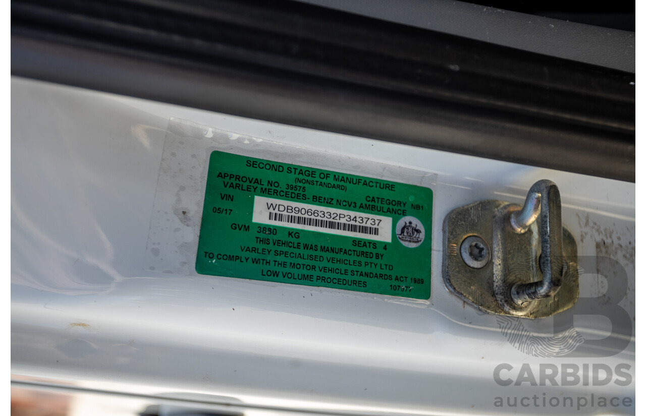 5/2017 Mercedes-Benz Sprinter 316cdi MWB MY17 4d Van White Turbo Diesel 2.1L