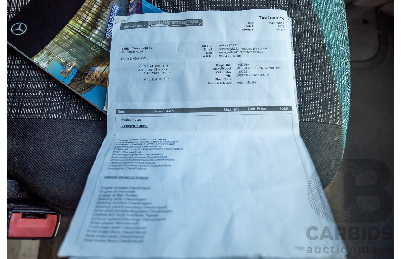 5/2017 Mercedes-Benz Sprinter 316cdi MWB MY17 4d Van White Turbo Diesel 2.1L