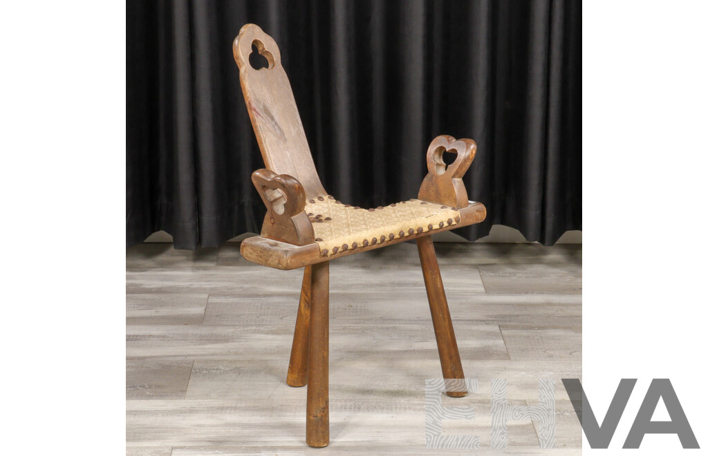 Vintage Spanish Birthing Chair