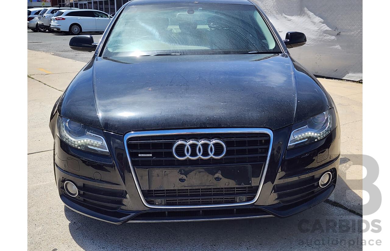 5/2010 Audi A4 3.0 TDI Quattro B8 (8K) MY11 4d Sedan Black 3.0L