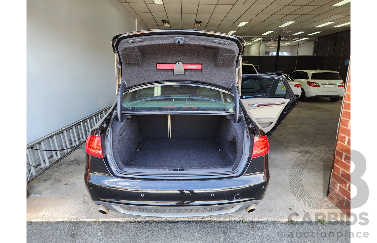 5/2010 Audi A4 3.0 TDI Quattro B8 (8K) MY11 4d Sedan Black 3.0L