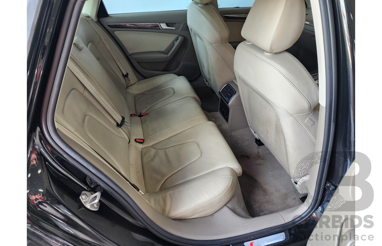 5/2010 Audi A4 3.0 TDI Quattro B8 (8K) MY11 4d Sedan Black 3.0L