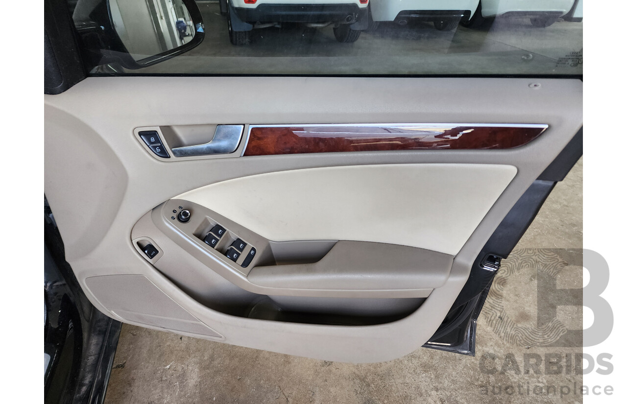 5/2010 Audi A4 3.0 TDI Quattro B8 (8K) MY11 4d Sedan Black 3.0L